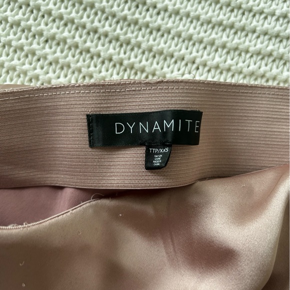 Black and Pink Dynamite satin skirts, both in XXS. - Picture 5 of 8